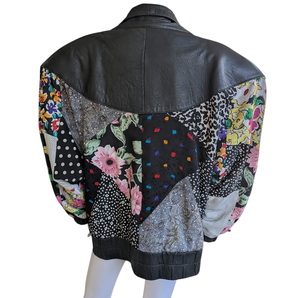 Avanti Patchwork Leather Jacket Features A Unique… - image 4